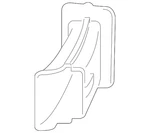 Genuine Bmw Side Duct 51-74-7-308-828. Fixed Price $60.70.