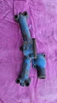 1956 Buick 55 322 Nailhead Water Cross Over Thermostat Housing Manifold 1170505. Fixed Price $100.00.