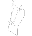 Genuine Volkswagen Radiator Support Panel 1K9-805-588-A. Fixed Price $526.87.