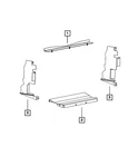 Genuine Mopar Radiator Side Air Seal Left 68381769AA. Fixed Price $22.19.