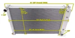 4 Row Advanced Champion Radiator 26" Core For 1978 - 1987 Oldsmobile Cutlass. Fixed Price $359.72.