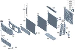 Genuine Mercedes-benz Air Duct Segment 254-505-02-00. Fixed Price $17.16.
