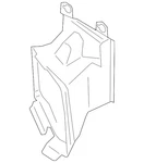 Genuine Audi Radiator Support Air Duct 8S0-121-674-C. Fixed Price $87.47.