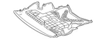 Genuine Mercedes-benz Radiator Support Splash Shield 209-524-21-30. Fixed Price $270.00.