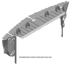 Genuine Radiator Air Upper Baffle 26521128. Fixed Price $52.28.