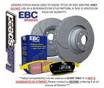 Ebc Rear T/groove Disc & Yellowstuff Pad For Volvo XC70 2.4 Turbo 03. Fixed Price $377.13.