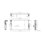RAD13395 New Replacement Radiator Fits 2014-2016 Bmw 228I. Fixed Price $156.00.