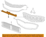 Gm Oem 16-19 Malibu Front Bumper Grille Components-baffle 23478220. Fixed Price $29.26.