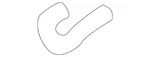 Genuine Audi Hose 06L-121-051-C. Fixed Price $7.06.