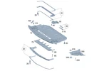 Genuine Mercedes-benz Reinforcement Plate 232-620-71-03. Fixed Price $73.30.