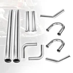 10PCS 2" Od Aluminum Intercooler Piping Straight U-bend Elbow Tube Pipe Kit. Fixed Price $86.47.