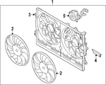 Genuine Mitsubishi Fan Shroud Cover 1355A624. Fixed Price $194.46.