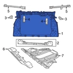 For Jeep Compass 2023-2025 68443367AA Front Radiator Support Panel. Fixed Price $778.01.
