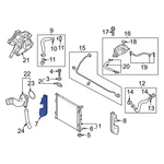 For Kia K5 2021-2024 29134L3000 Front Right Radiator Support Baffle. Fixed Price $48.59.