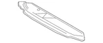 Genuine Audi Deflector Shield 8W0-807-611-D. Fixed Price $360.00.