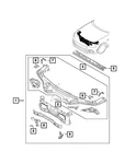 Genuine Mopar Radiator Closure Panel 68314140AA. Fixed Price $286.65.