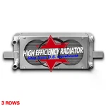 Universal Pocket Tucked Aluminum Radiator For Honda Civic Crx - RH249525 3 Rows. Fixed Price $378.00.