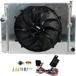 Row Aluminum Radiator + Fan Shroud Kit For 1992-1999 Bmw E36 323I 325I 328I Mt. Fixed Price $148.48.