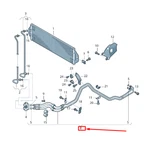 New Audi Q7 Engine Oil Pressure Line 4L0317819D No Import Duties To. Fixed Price $260.54.