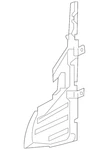Genuine Audi Duct 4G0-121-283-BR. Fixed Price $255.60.