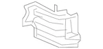 Genuine Lexus Radiator Support Panel Seal 53291-0E010. Fixed Price $47.54.