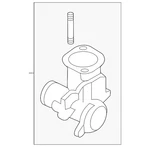 Genuine Mazda Thermostat Housing N3H1-15-1H0B. Fixed Price $184.98.