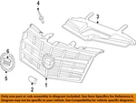 Cadillac Gm Oem 08-14 Cts Grille-support 22845695. Fixed Price $108.55.