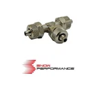 Snow Performance Water Union 1/4IN Quick Connect (t) Tee SNO-82040R. Fixed Price $34.00.