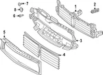 Genuine Mercedes-benz Radiator Support Baffle 247-885-60-07-64. Fixed Price $54.82.