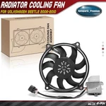 Single Engine Radiator Cooling Fan W/ Controller Assembly For Volkswagen Beetle. Fixed Price $240.89.