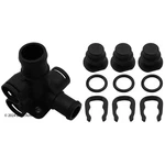 Beck Arnley 147-0006 Water Outlet For 86-93 Cabriolet Corrado Golf Jetta Passat. Fixed Price $18.91.
