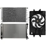 For 2016-2017 Chevrolet Equinox 2.4L Electric Radiator Condenser Cooling Fan Kit. Fixed Price $201.30.