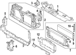 Genuine Ford Radiator Support Baffle N1WZ-8310-C. Fixed Price $205.31.
