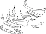 Genuine Honda Radiator Support Air Duct 71375-30A-A00. Fixed Price $9.62.