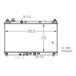 RAD13451 New Replacement Radiator Fits 2015-2019 Honda. Fixed Price $103.00.