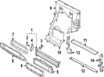 Genuine Audi Lower Baffle 4KE-121-286-H. Fixed Price $49.40.