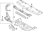 Genuine Nissan Radiator Support Side Panel 62521-7KA0A. Fixed Price $180.50.