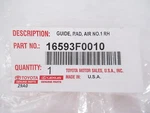 Genuine Oem Toyota 16593-F0010 Right Front Upper Radiator Air Guide 18-20 Camry. Fixed Price $49.66.
