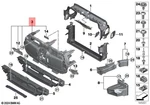 Genuine Bmw G70 740I Air Duct With Flap Control Top Shadow-line 51745A35718. Fixed Price $393.27.