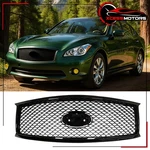 Gloss Black Honeycomb Grille Upper Mesh For 2011-2015 Infiniti M56 M37 Q70. Fixed Price $109.99.