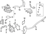 Genuine Nissan Engine Coolant Outlet Flange 11060-7JA0A. Fixed Price $57.16.