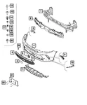 Genuine Mopar Extension Front Belly Pan 68622473AA. Fixed Price $129.87.