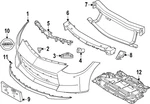 Genuine Nissan Radiator Support Splash Shield 75892-6GP0A. Fixed Price $217.89.