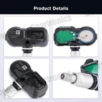 4X Tire Air Pressure Sensor Tpms 42607-33021 For Toyota Corolla PMV-107J Us. Fixed Price $23.73.