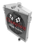Atom Champion Row Radiator W/ 16" Fan For 1943 - 1948 Chevrolet Cars #CC4348. Fixed Price $332.45.
