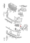 Genuine Audi RS3 Sportback Lim. 8VF 8VM Air Guide 8V5807161. Fixed Price $51.25.