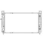 RAD2921 New Replacement Radiator Fits 2009-2014 Cadillac Escalade. Fixed Price $216.00.