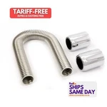 Racing Power R7305, Kit Natural Stainless 24IN Hose W/chrome Ends. Fixed Price $106.56.