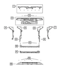 23-24 Jeep Compass Radiator Cooling Side Shield Left Mopar New Oem. Fixed Price $46.70.