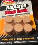 Bar's Leaks Radiator Stop Tablets Heavy Duty. Fixed Price $7.50.